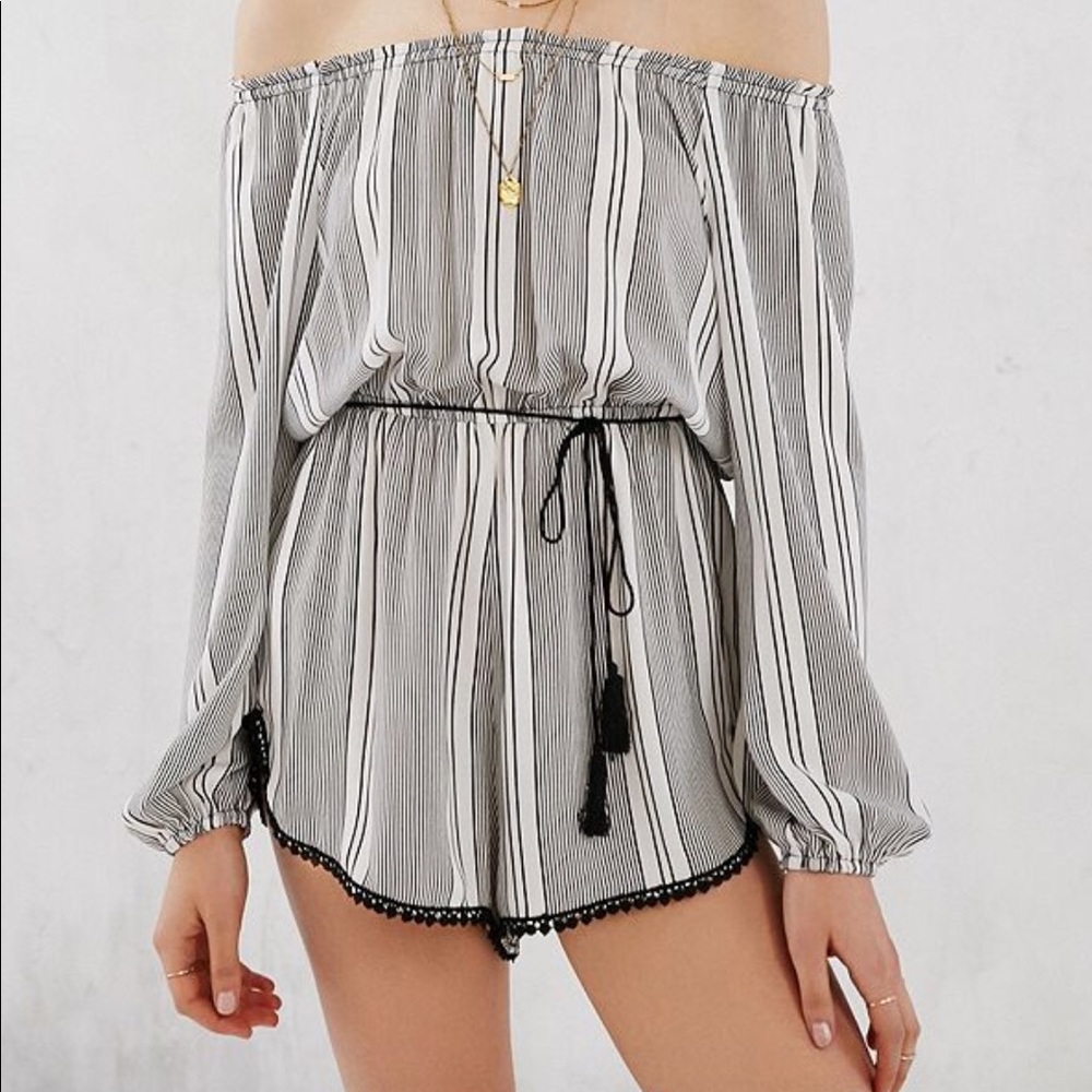 Urban Outfitters Off the Shoulder Romper